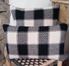 Picture of Welsh Check Cushion - B&W