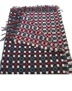 Picture of Welsh Tapestry Style Throw - Blue and Red