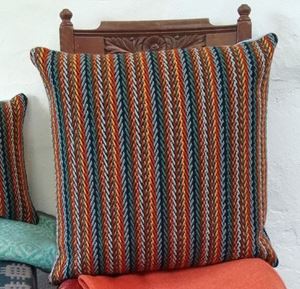 Picture of Herringbone Striped Cushion - Square