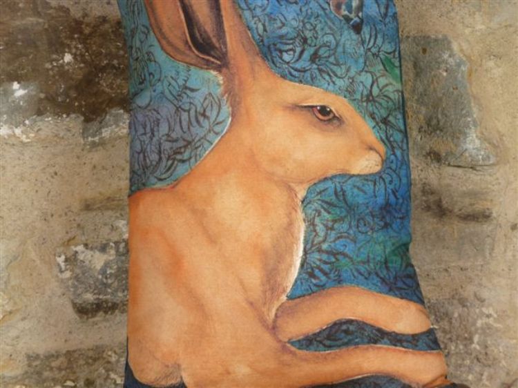 Picture of Song of the Golden Hare Cushion