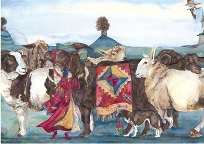 Show details for Beau Peep & her Sheep Picture of Beau Peep & her Sheep