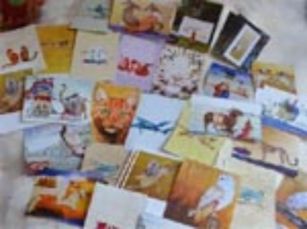Show products in category Postcards