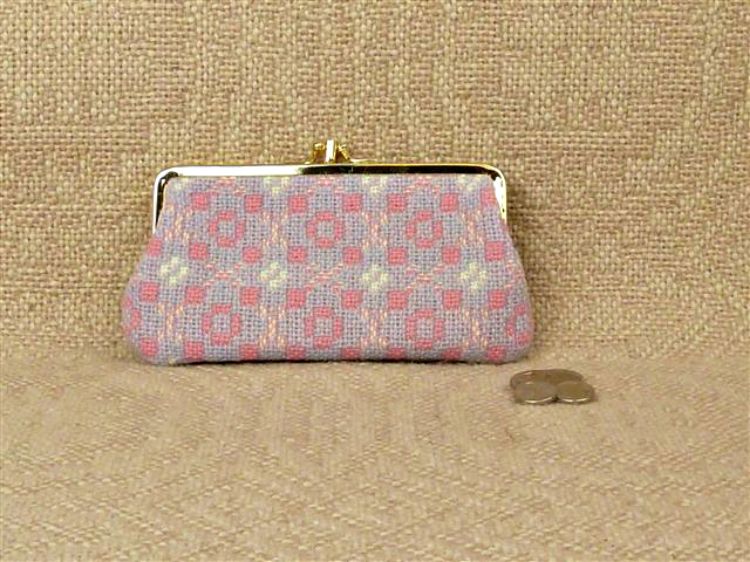 Picture of Pastel Pink Tapestry Purse