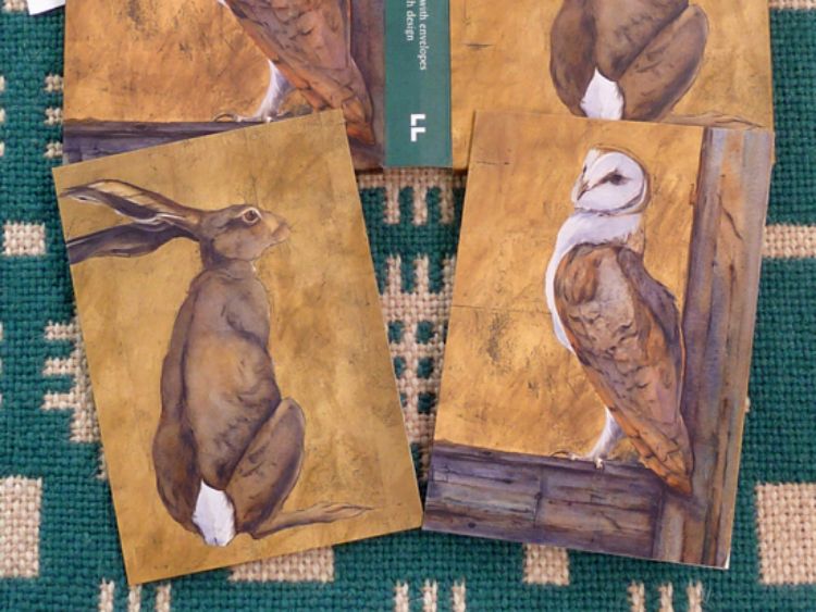 Picture of Owl & Hare Notecards