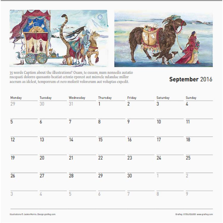 Picture of Jackie Morris 2016 Calendar