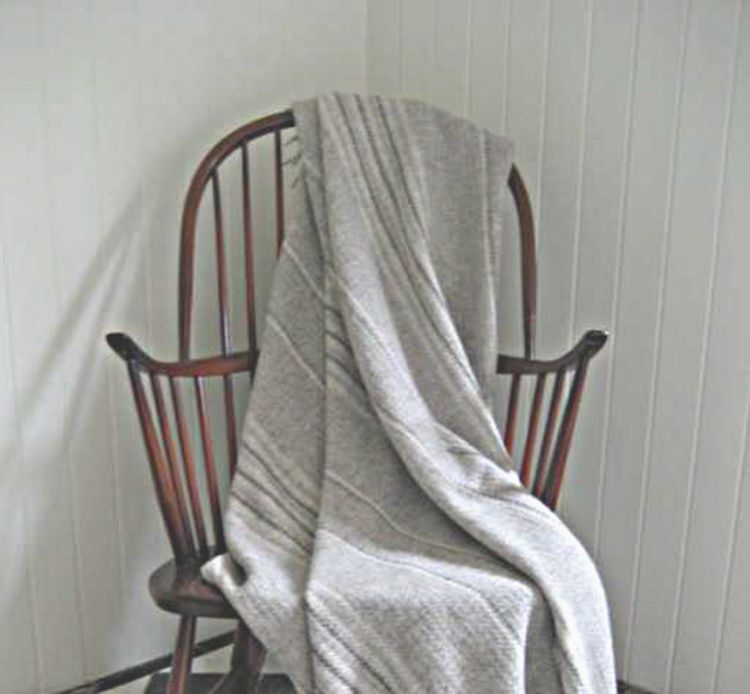 Picture of Jacobs Wool Striped Throw/Blanket