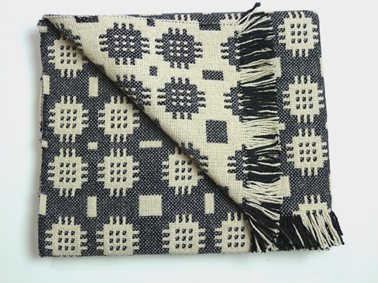 Picture of Charcoal Welsh Tapestry Floor Rug