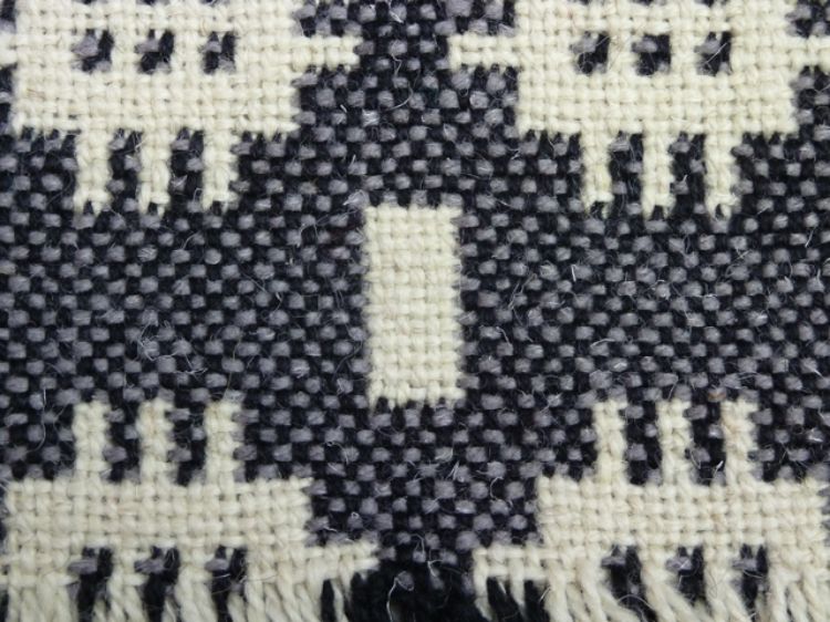Picture of Charcoal Welsh Tapestry Floor Rug