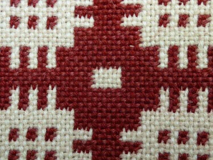 Picture of Berry Red Welsh Tapestry Floor Rug