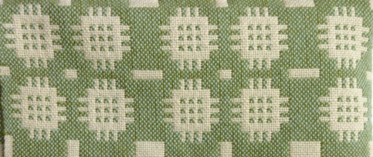 Picture of Sea Green Welsh Tapestry Floor Rug