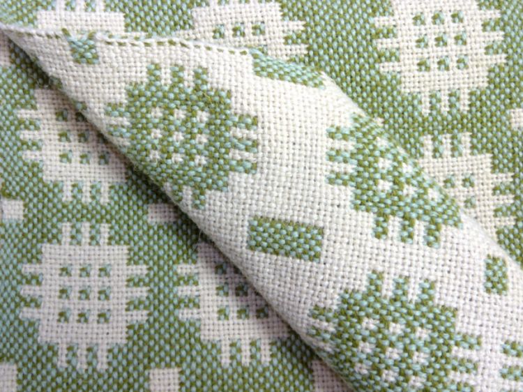 Picture of Sea Green Welsh Tapestry Floor Rug