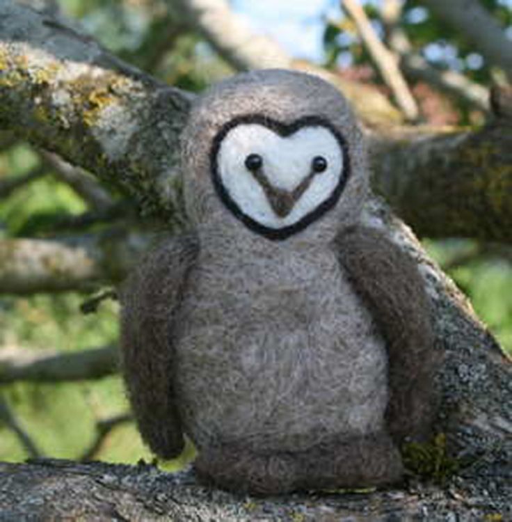 Picture of Barn Owl Needle Felting Kit