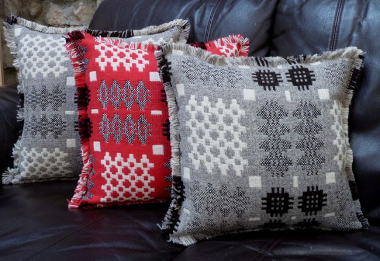 Picture of Red Welsh Tapestry Cushion