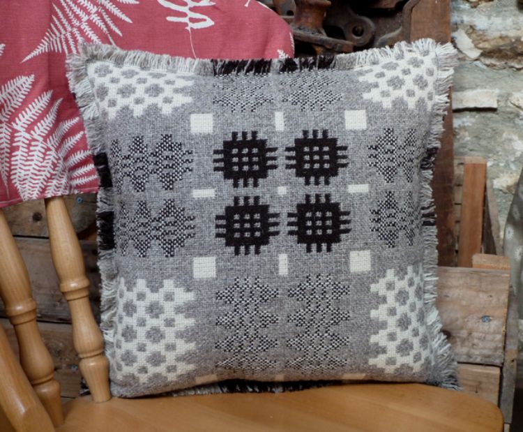 Picture of Grey Welsh Tapestry Cushion