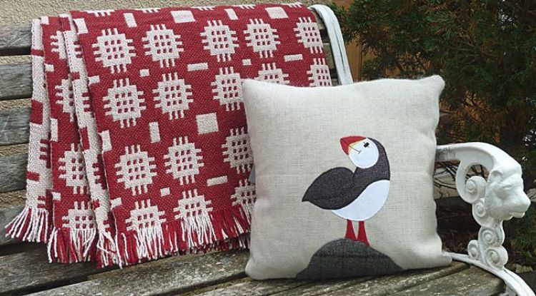 Picture of Puffin Cushion - Square