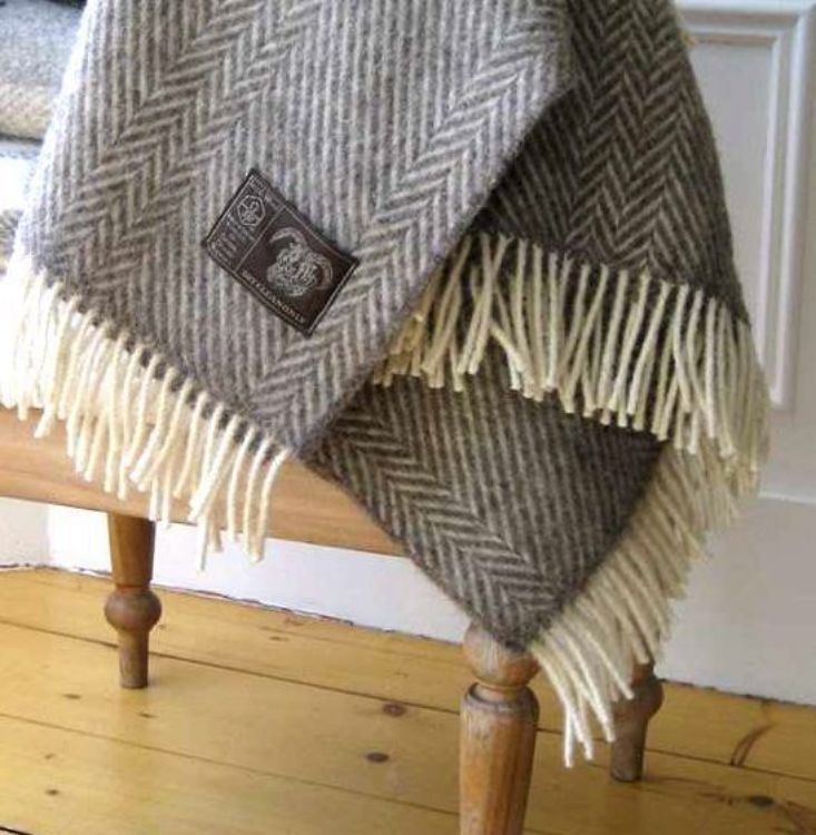 Picture of Jacobs Wool Grey Classic Throw