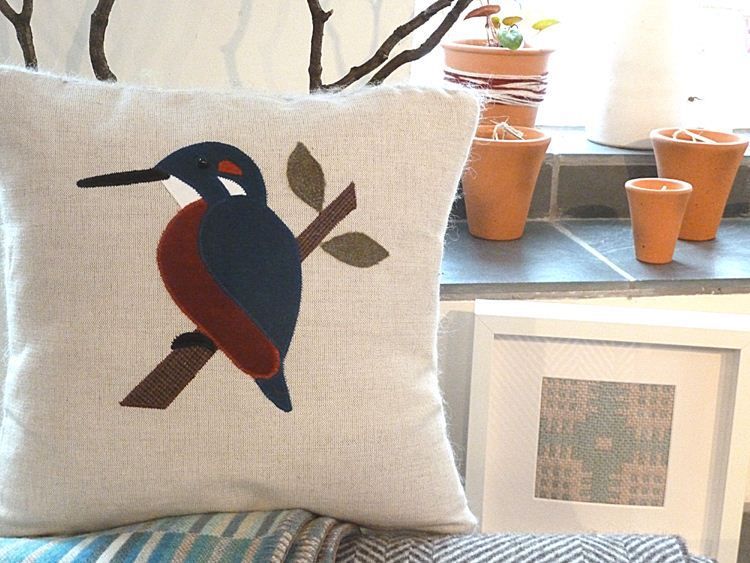 Picture of Kingfisher Cushion - Square
