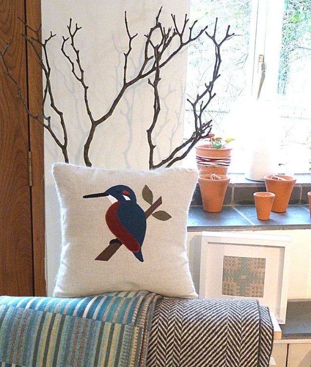 Picture of Kingfisher Cushion - Square
