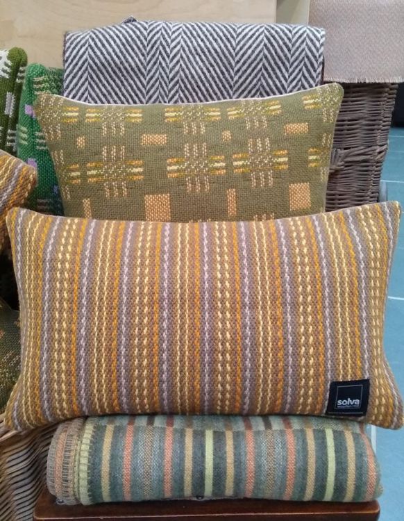 Picture of Tyddewi Autumn Stripe Cushion