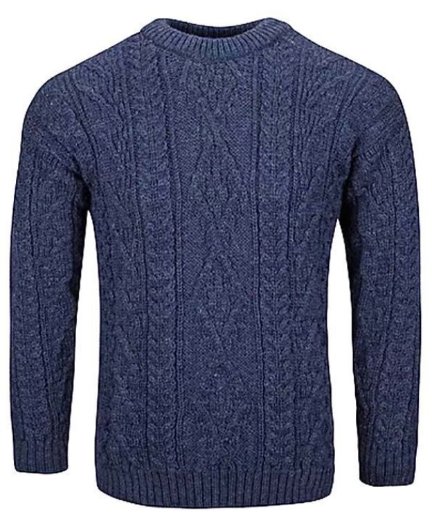 Picture of Aran Jumper - Denim
