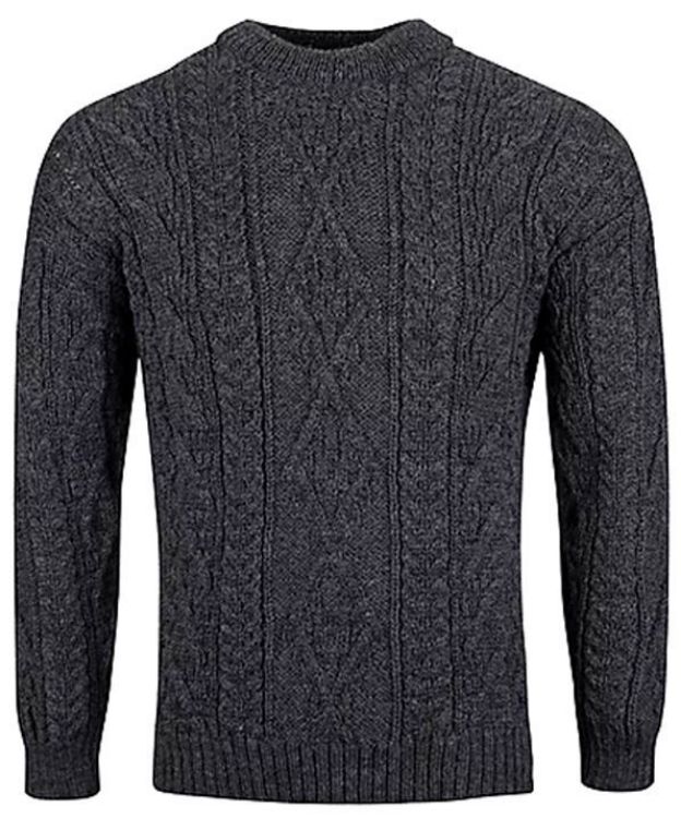Picture of Aran Jumper - Charcoal