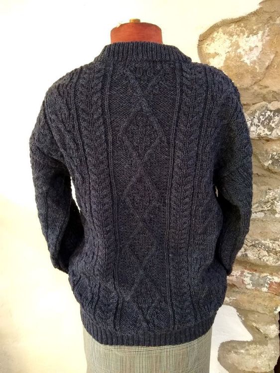 Picture of Aran Jumper - Charcoal