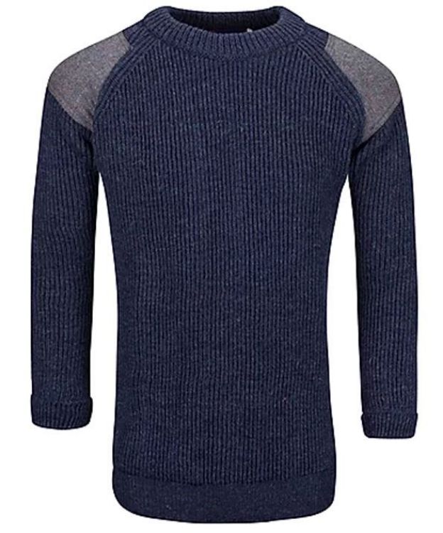 Picture of Tweed Men's Jumper - Denim