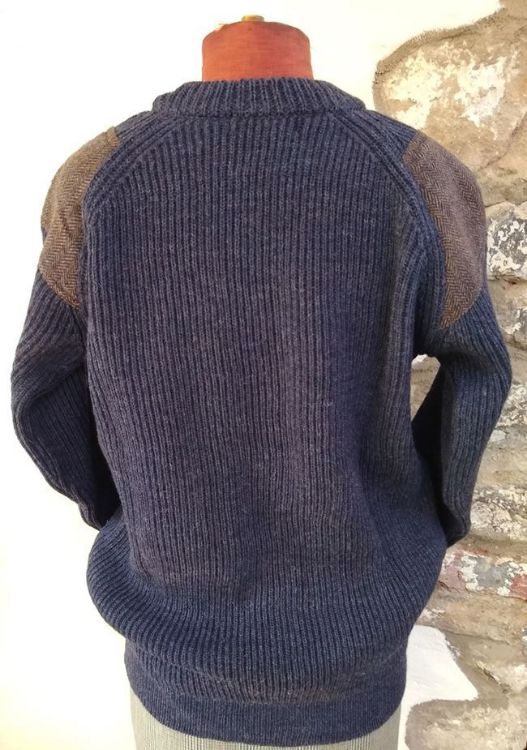 Picture of Tweed Men's Jumper - Denim