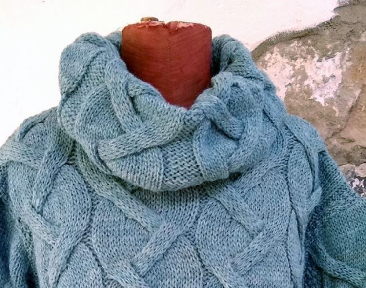 Picture of Ladies Cowl Cable Jumper