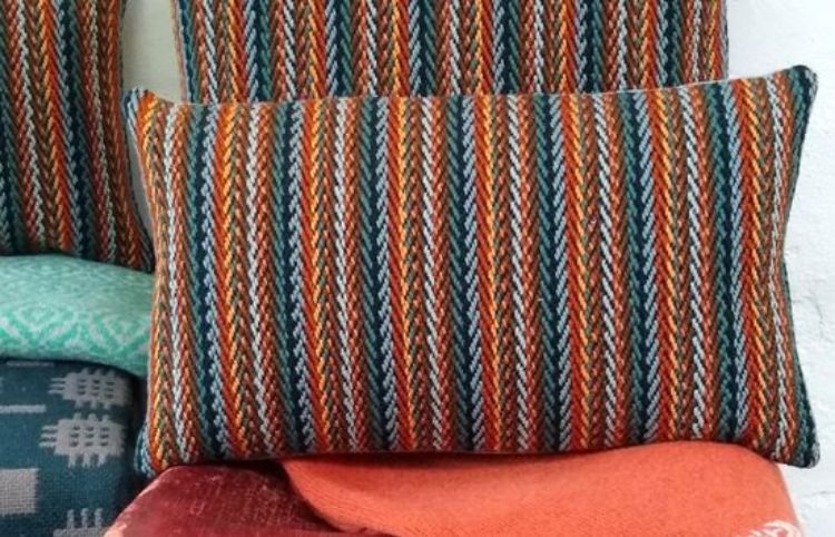 Picture of Herringbone Striped Cushion - 12"x20"