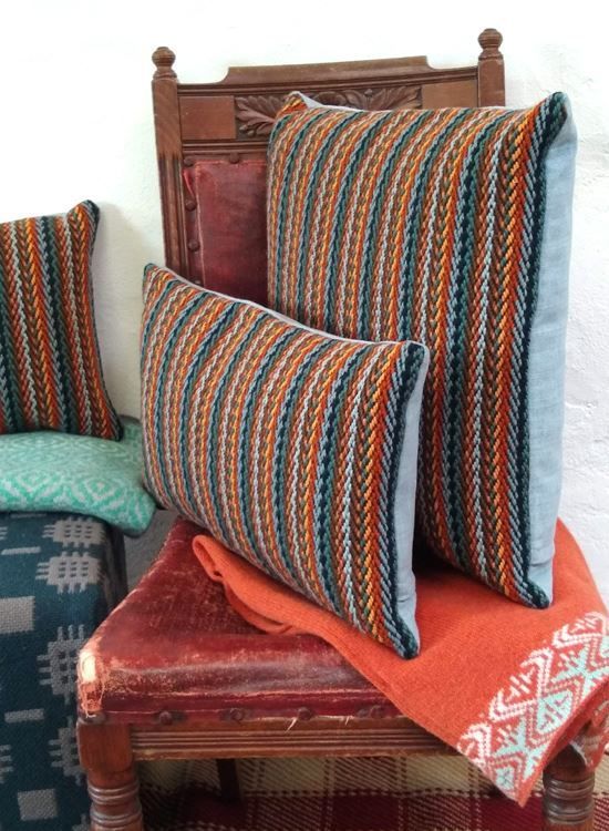 Picture of Herringbone Striped Cushion - 12"x20"
