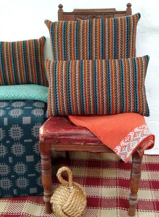 Picture of Herringbone Striped Cushion - 12"x20"