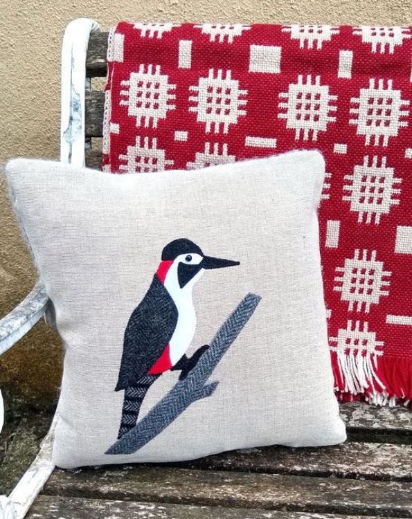 Picture of Woodpecker Cushion - Square