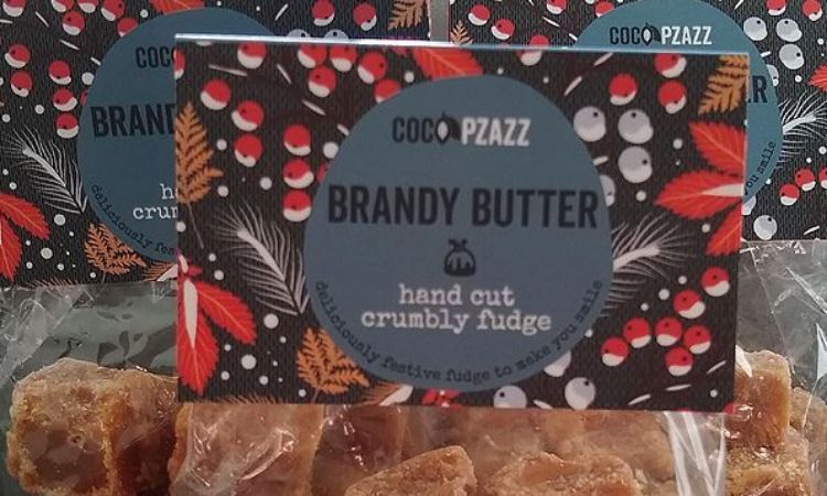 Picture of Brandy Butter Hand Cut Fudge 145g
