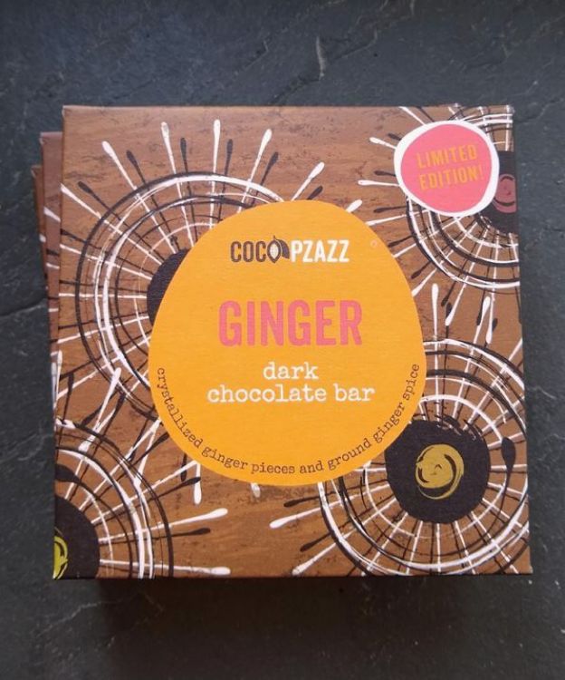 Picture of Ginger Dark Chocolate Bar 80g