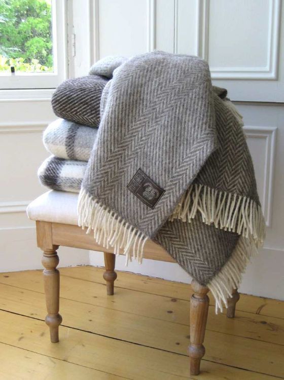 Picture of Jacobs Wool Grey Blanket
