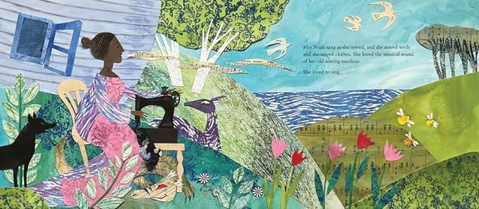 Mrs Noah's Pockets Jackie Morris and James Mayhew. Solva Woollen Mill