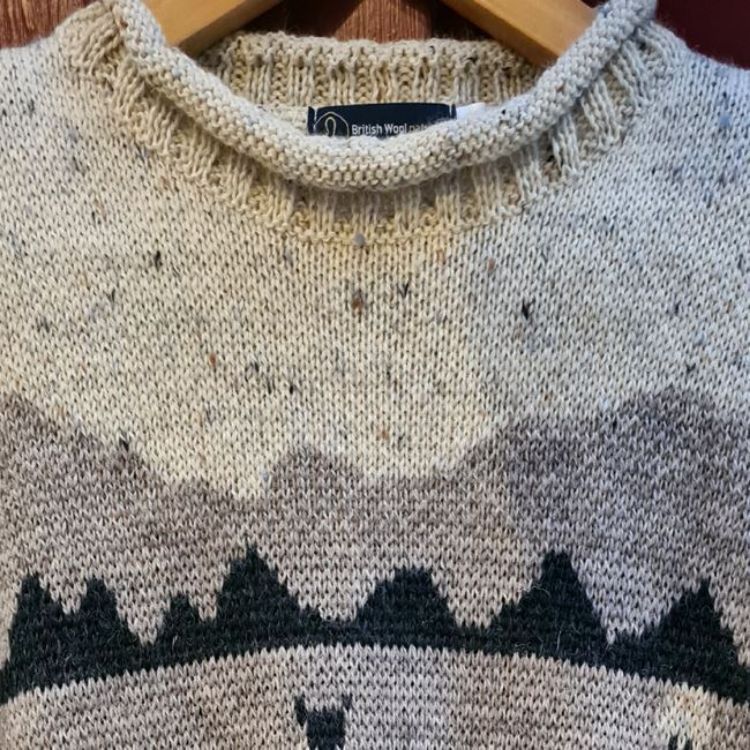 Picture of Sheep Scene Woolly Jumper