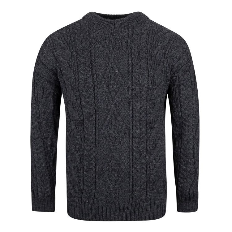 Picture of Aran Jumper - Charcoal