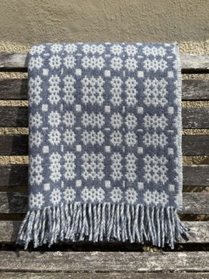 Show details for Welsh Tapestry Style Throw - Blue Picture of Welsh Tapestry Style Throw - Blue