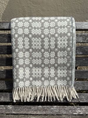 Show details for Welsh Tapestry Style Throw - Grey Picture of Welsh Tapestry Style Throw - Grey