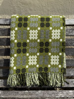 Show details for Welsh Tapestry Style Throw - Green Picture of Welsh Tapestry Style Throw - Green