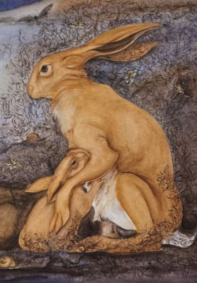 Show details for Hare with Child Picture of Hare with Child