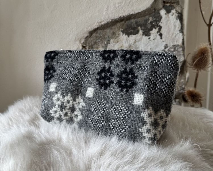 Picture of Grey Tapestry Cosmetics Bag